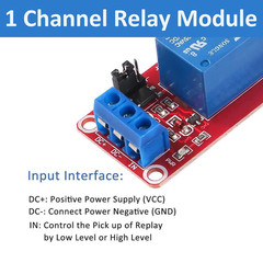 4Pcs DC 24V Relay Module 1 Channel Relay Board with Optocoupler Isolation Suppor