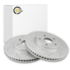 11.65 Front Drilled Slotted Rotors 31434 Toyota Rav4 Camry Avalon Lexus ES350