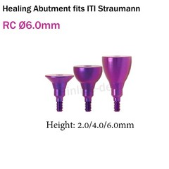 Dental Healing Abutment Caps NC/RC Cover Screw fits ITI Straumann BL/BLT