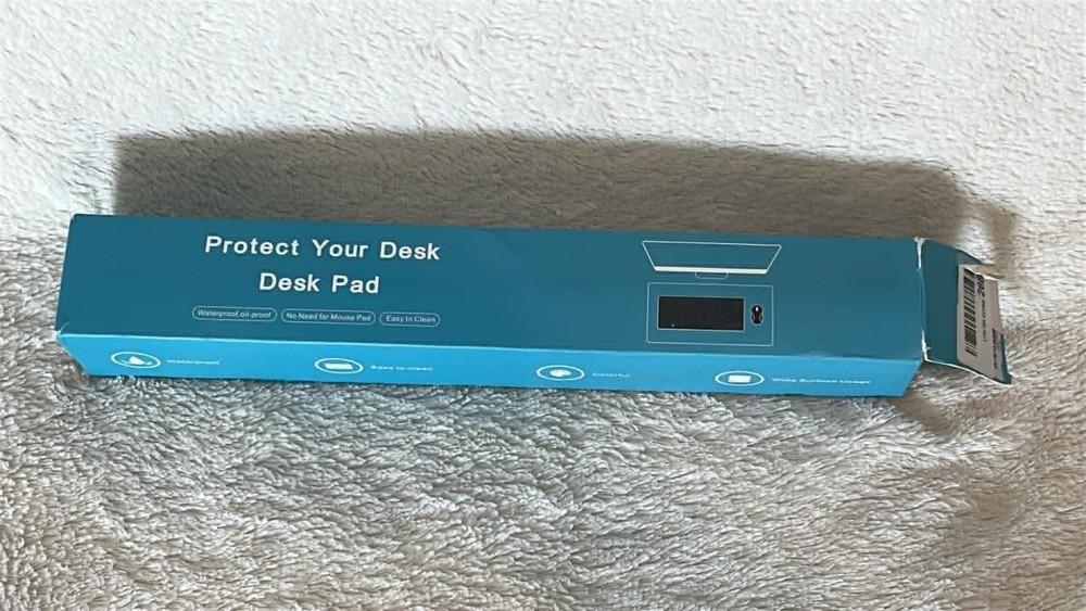 28″x14″ Desk Mat Protector Non-Slip Mouse/Keyboard Pad Blue – Open Box
