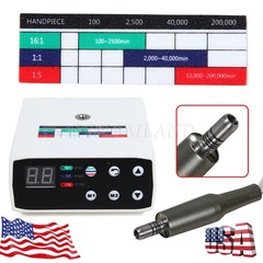 Fit NSK NL400 Dental Electric Motor +Mini 1:5 Handpiece Fiber Optic Contra Angle
