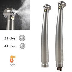 Dental Fiber Optic E-generator LED High Speed Handpiece Turbine 2/4H ASkeadnt ns