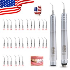 SANDENT Dental Ultrasonic Air Perio Scaler Handpiece 2 &4-Holes tips st