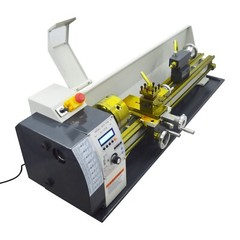 RC-210E 8″*24″ Metric/inch Thread Metal Lathe Machine 110V 1100W Brushless Motor