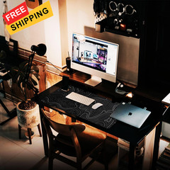 Large Gaming Mouse Pad, Waterproof Extra 31.5L x 15.7W inches, Black