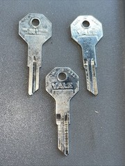 3 each Lot B24 H1098NR HBR3 RA2 Type Key Blanks AMC 1957 – 1969 FREE Shipping