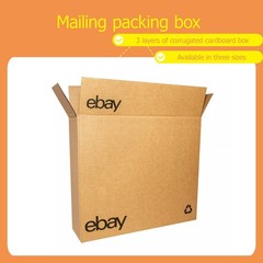 25pcs pack 16″ x 12″ x 8″Shipping Packing corrugated cardboard boxes color logo