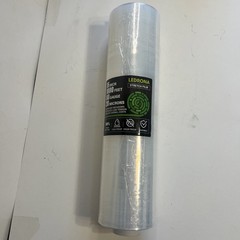 1 Ro1l 15″ x 1000′ Feet Clear 80 Gauge Pallet Wrap Stretch Film Hand Shrink Wrap