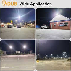 320Watts LED Parking Lot Light Dusk to Dawn Outdoor Shoebox Street Pole Fixtures