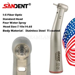 Fit NSK NL400 Dental Electric Motor + 1:5 Handpiece Fiber Optic Contra Angle