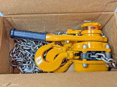Harrington 1-1/2 Ton Lever Operated Chain Hoist 10 Ft Lift L5LB015-10