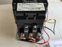Square D NEMA Size 3 Starter 8536SEO1H30S 600V Max 120V Coil 9065ST320 30-90A OL