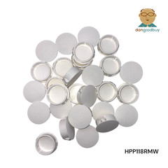 1 1/8″ Hole Nylon Locking Panel Plugs Black/White Dome Cover 1 1/4″ Top Width