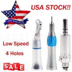 NSK S Dental Low Speed Handpiece Contra Angle Straight Air Motor Micromotor st