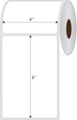 4 Rolls 4×6 Direct Thermal Shipping Labels – 250 per roll – 1000 labels