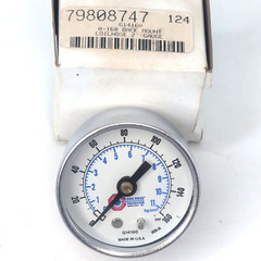 Coilhose G14160 1/4NPT Back Mount 0-160 PSI 2″ Chrome Dial Gauge Pneumatics New