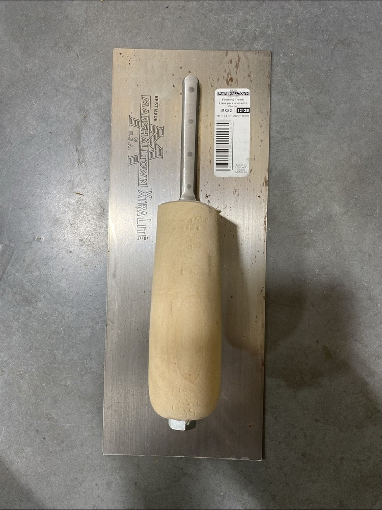 Marshalltown 4.5 In. x 11.5 In. High Carbon Steel Trowel Model: 12126