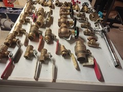 Huge Plumbing and HVAC Valve Shut off Lot 33 Total