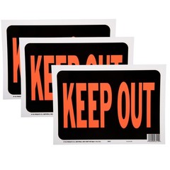 NEW 8.5×12 Plastic “Keep Out” Sign Bold, Weatherproof Ideal for Private Property