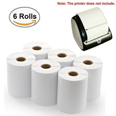 6 Rolls DYMO 4XL Direct Thermal Shipping Labels 4×6 1744907 Compatible 220/Roll