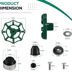for Prier C-144 Overhaul Kit Prier C-144KT-807 Parts Kit Wall Hydrant Repair Kit