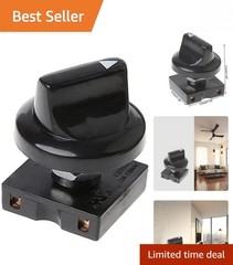Compact 4-Position Rotary Fan Switch with 3-Speed Control for Easy Adjustment