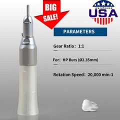 FX65 NSK Style Dental Slow Low Speed Straight Handpiece Nosecone 1:1 Fit NSK USA