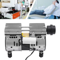 370W 110V Oilless Vacuum Pump Industrial Oil-Free Piston Vacuum Pump with Filter