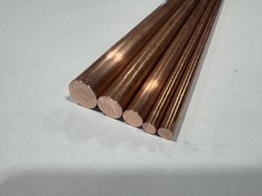 5 Pieces 1/4″ (2) ,3/8″ ,1/2″ & 5/8″ 110 Copper, Solid Round Rod ~ 12″ Long