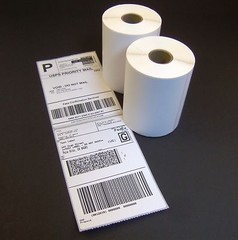 2 Rolls 4×6 Direct Thermal Shipping Labels – 250/roll – Zebra 2844 ZP450 Eltron