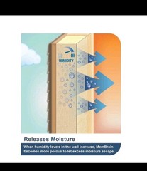 CertainTeed MemBrain 10′ 4″ X 100′ 2 Mil Vapor Retarder Mold Prevention 1033 Sq