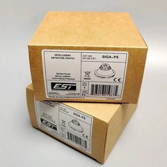Pack of seven (7) EDWARDS EST SIGA-PS PHOTOELECTRIC SMOKE DETECTOR INTELLIGENT
