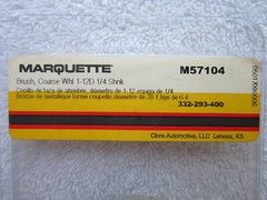 Marquette – Coarse Wire Wheel Brush [1.5″ Diameter – 1/4″ Shank] (Model M57104)