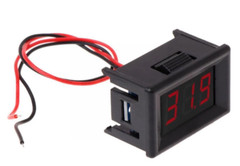 DC 2 Wire 3 Bits Digital Voltmeter Voltage Tester 0.36 Inch LED Panel 4.5V-30V