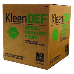 Peak Klf002-Gr Diesel Exhaust Fluid, Kleen Def, 2.5 Gal, Box, Api/Iso-22241-1