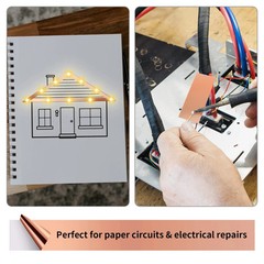 Kirecoo Copper Tape, Copper Foil Tape 2inch X 33 FT with Conductive Adhesive …