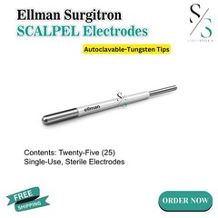 Ellman Surgitron ESD- Scalpel Electrode-Twenty-Five (25) Autoclavable CE/FDA