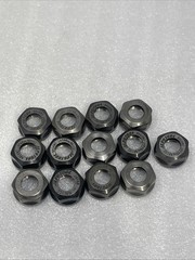Lot Of (13) ER11 Collet Nuts Caps, Alps Tool, Slim/Low Profile, NA11CC, Japan