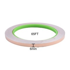 20m Copper Foil Tape Double Conductive EMI Shield 1/4 Inch