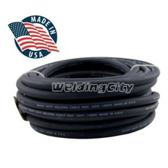WeldingCity® 15-ft 2-AWG Gauge #2 Welding Cable EPDM Rubber Jacketed Made in US