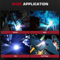 ARCCAPTAIN Welding Helmet Auto-Darkening Filter 4 Sensors Adjustable Shade