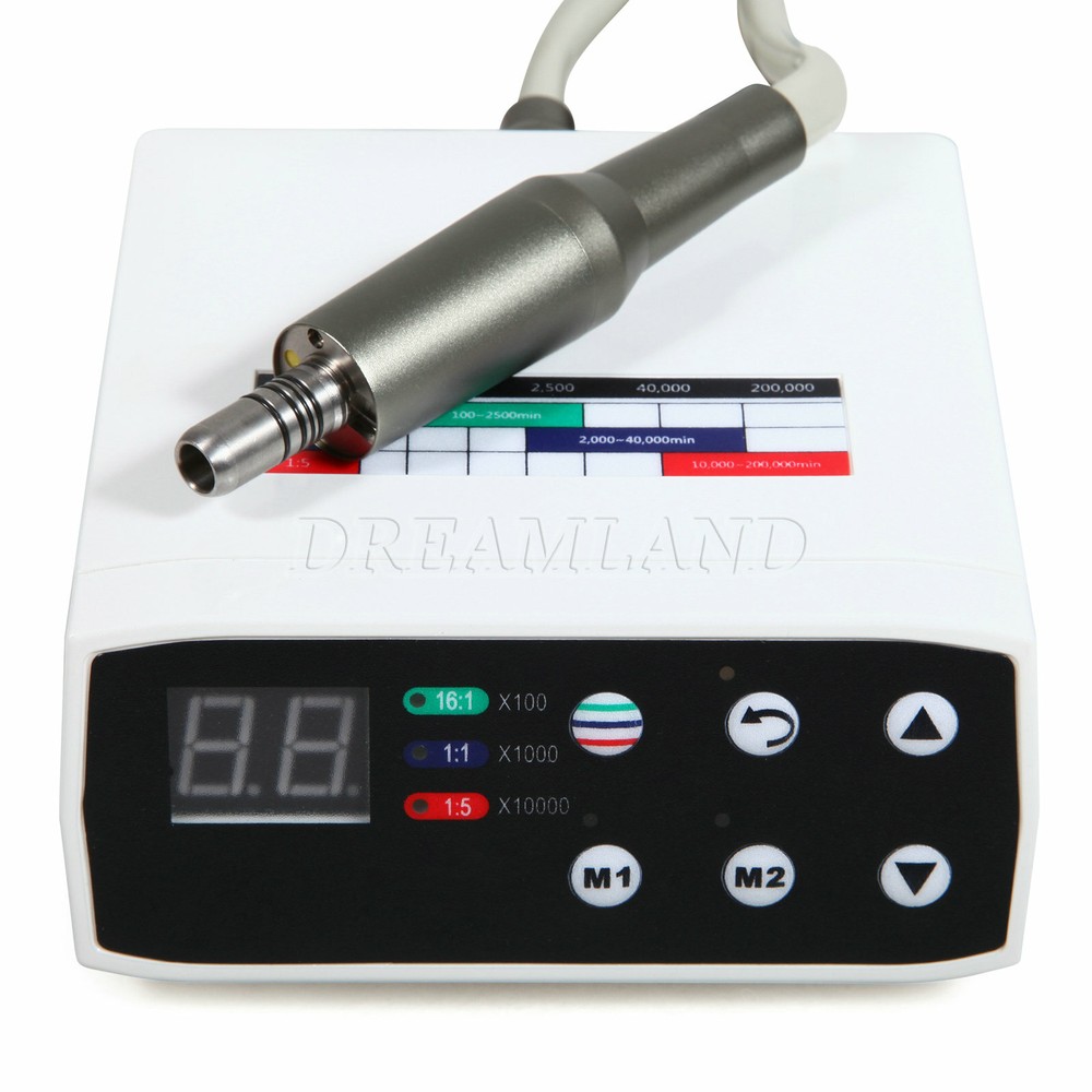 Brushless LED Electric Motor/ 1:5 /1:1 /16:1 Handpiece Contra Angle