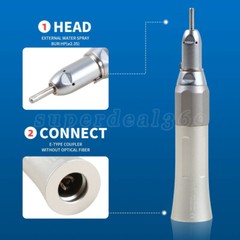 FX65 NSK Style Dental Slow Low Speed Straight Handpiece Nosecone 1:1 Fit NSK USA