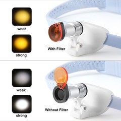 Cordless Dental Portable HeadLight Silicone Headlamp Medical 5W LED/Clip-on