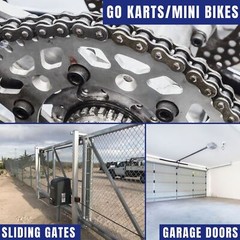 #60 Roller Chain 10 Feet with 2 Connecting Links