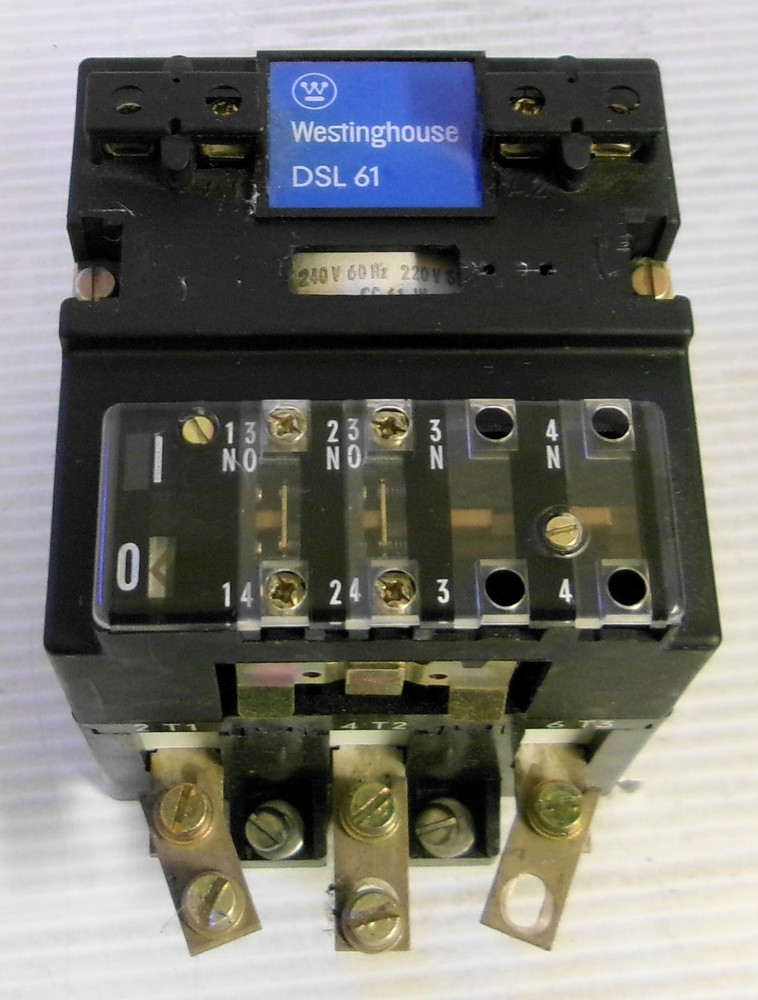 Westinghouse DSL61 Fanal Contactor240V 60Hz 220V 50Hz Coil
