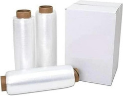 18″ x 1500′ 80 Gauge 4 Rolls Pallet Wrap Stretch Film Hand Shrink Wrap 1500FT