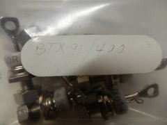 Philips BTW92 600 (6) BTX91 400 (5) Triac Thyristors Shown Stud Mount