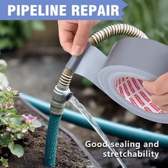 Cinta adhesiva resistente e impermeable reparaciones en interiores y exteriores.