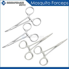 HEMOSTATS / LOCKING FORCEPS 3-1/2″ – 2 Curved,2 Straight – Stainless Steel NEW